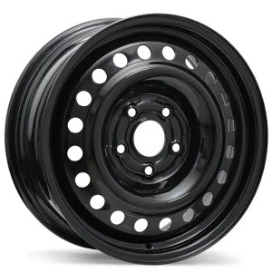 Fast Wheels – Steel / Acier – Black – 16″x6.5″ 42mm – All weather Wheels – ES48-1665-65BN+42R641